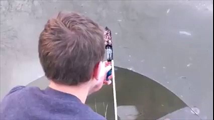 Rocket under ice looks awesome Hd Video