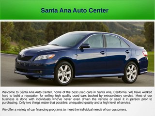 Used Cars For Sale in Orange County
