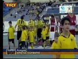ΑΕΚ-ΑΕΛ 1-1 2014-15 TRT  Playoff football league 9η αγων.