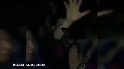 Así celebraron Shakira y Piqué la Champions