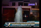 San Isidro: aniego de grandes proporciones inundó varias casas