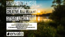 After Effects Project Files - Simple Lower Thirds - VideoHive 10399158