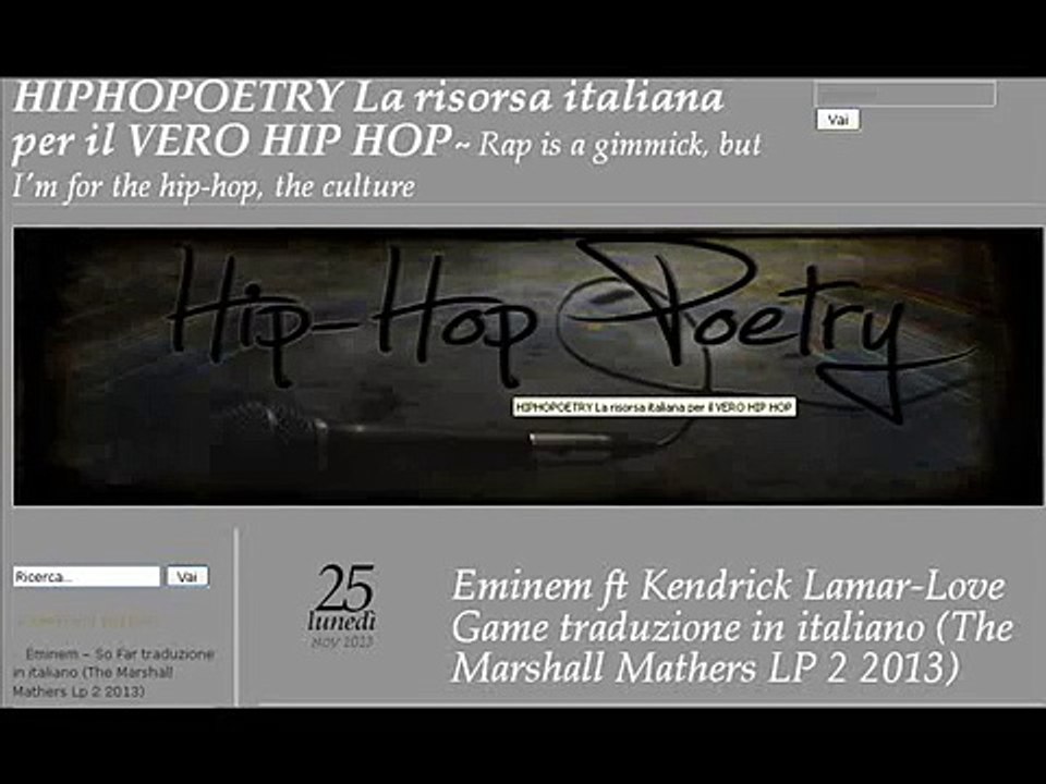 EminƎm ft Kendrick Lamar-Love Game traduzione in italiano LINK IN DESCRIZIONE!!!