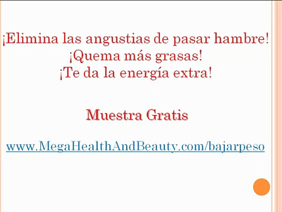 Pastillas Para Bajar de Peso. Mejores Medicamentos Naturales