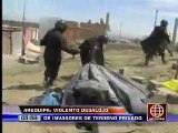América Noticias - 030413 - Arequipa: violento desalojo de invasores de terreno privado