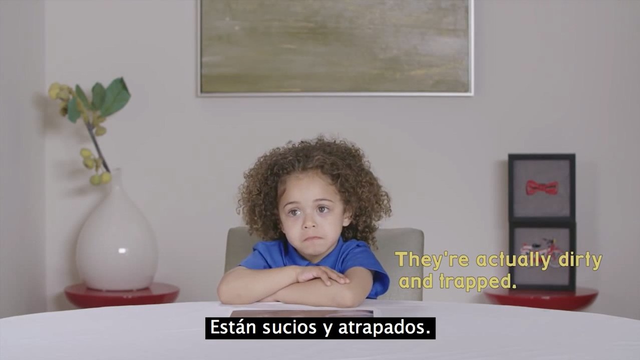 Reacción los niños al ver el trato de los animales en las granjas