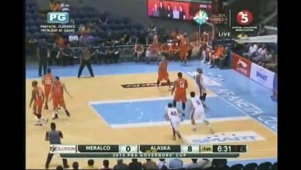 Meralco Bolts vs Alaska aces 1st Quarter Governor's Cup June 9,2015