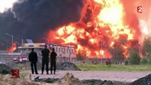 Un incendie ravage un dépôt pétrolier près de Kiev
