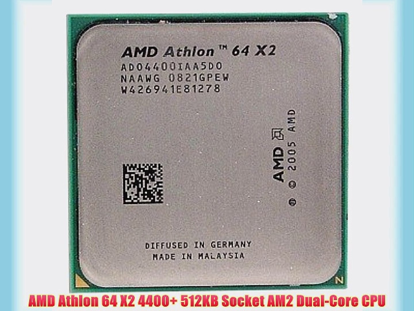 AMD Athlon 64 X2 4400 512KB Socket AM2 Dual-Core CPU - video Dailymotion