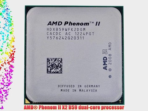 AMD Phenom II X2 B59 DeskTop CPU Socket AM3 938 HDXB59WFK2DGM 3.4Ghz 6MB -  video Dailymotion