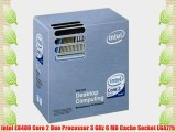 Intel E8400 Core 2 Duo Processor 3 GHz 6 MB Cache Socket LGA775