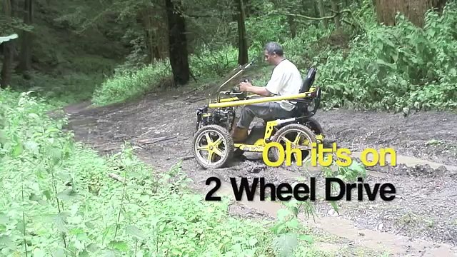 Terrain Hopper: All Terrain Wheelchair, Off Road Mobility Scooter vs Mud [Overlander 4 vs Mud]