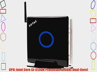 Zotac Intel Core i3-3120M 2.5GHz HM76 4GB DDR3 500GB HDD with Wi-Fi A