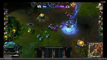 SKT T1 K vs SamSung Blue Game 2 OGN LoL Masters 2014 Final 8 6 2014