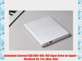 Aluminum External USB DVD RW-RW Super Drive for Apple--MacBook Air Pro iMac Mini