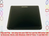 Pawtec Slim External Aluminum Slot-Loading BDXL Blu-Ray Writer / Burner (Black)