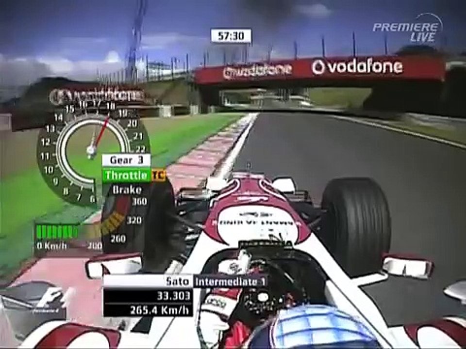 F1 2006 Onboard Takuma Sato FP3 Suzuka GP
