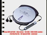 Sony MPD AP20U - Disk drive - CD-RW / DVD-ROM combo - 24x10x24x/8x - Hi-Speed USB - external