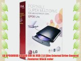 LG GP08NU6B Slim 8X External DVD Writer