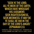 Powerful Bible Promises 10 – Zephaniah 2:3 - Christian Video