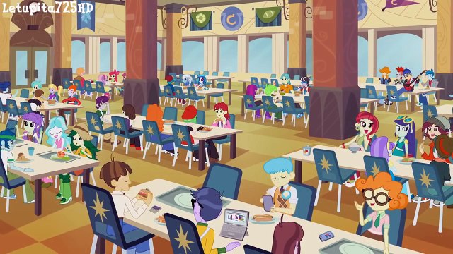 MLP: Equestria Girls - Helping Twilight Win The Crown (Cafeteria Song) [HD]