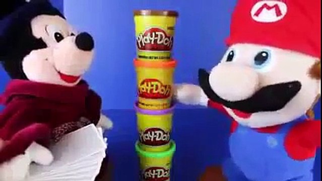 Disney Magic Mickey Mouse Magic Tricks with Super Mario Bros Mario and Sesame Street Cooki