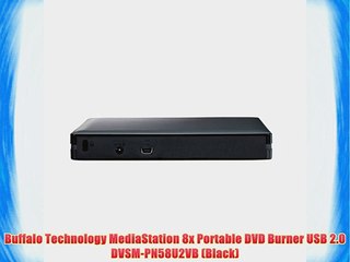 Buffalo Technology MediaStation 8x Portable DVD Burner USB 2.0 DVSM-PN58U2VB (Black)