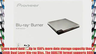 Pioneer BDR-XD05S 6X Slim Portable External Blu-ray BDXL DVD CD Burner Writer Drive Retail