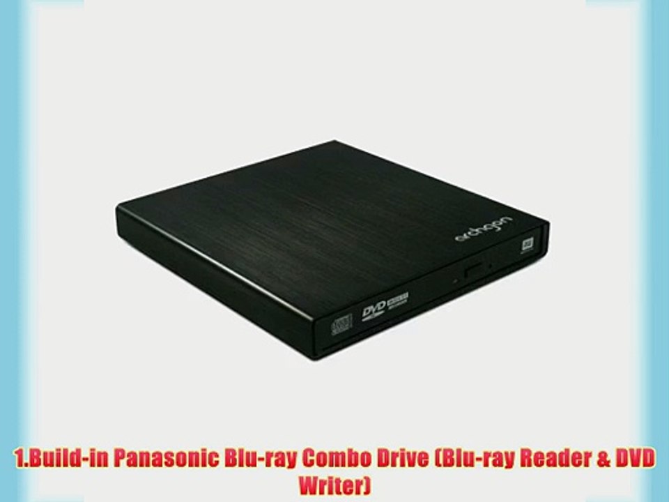 Archgon USB 3.0 Aluminum 6X External Blu-ray Combo (Blu-ray Player