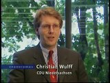 1998: Christian Wulff, Roland Koch und Peter Müller, die jungen Wilden in der CDU