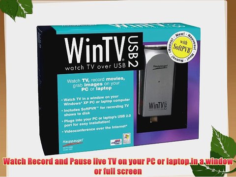 Hauppauge 1020 WinTV-USB2 External TV Tuner