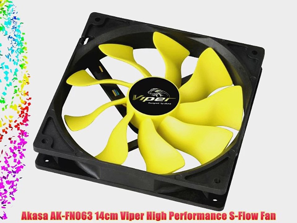 Akasa AK-FN063 14cm Viper High Performance S-Flow Fan