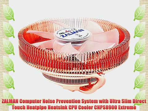 ZALMAN Computer Noise Prevention System with Ultra Slim Direct Touch Heatpipe Heatsink CPU