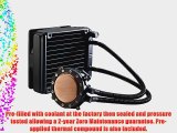 Cooler Master Seidon 120M - PC CPU Liquid Water Cooling System All-In-One Kit with 120mm Radiator