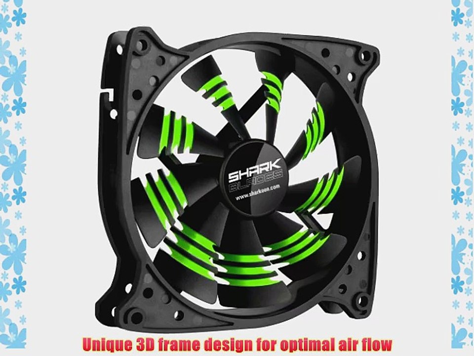 Sharkoon Shark Blades 120mm PC Fan (000SKBG)
