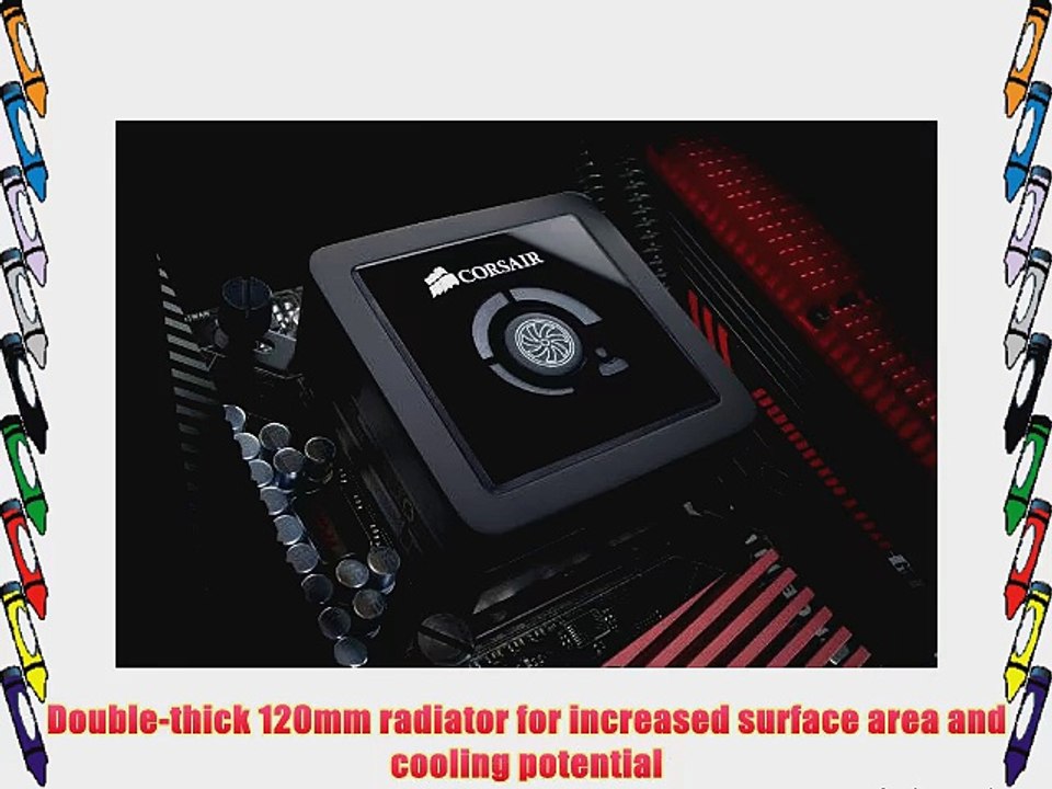 Corsair Hydro Series H80 High Performance Liquid CPU Cooler (CWCH80)