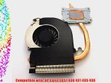 Elecs Laptop CPU Cooling Fan for HP CQ43 CQ57 430 431 435 436 with Heatsink