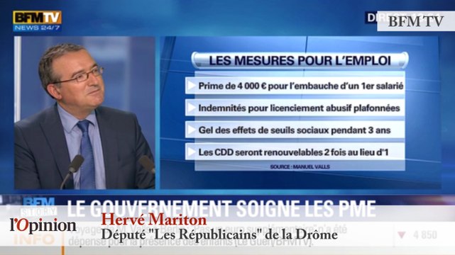 TextO’ : Mesures pour les PME : Christian Jacob : C'est une opération de communication de plus