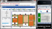 real-time mobile scheduling software functionalities, Opti-Time Resource Management Suite