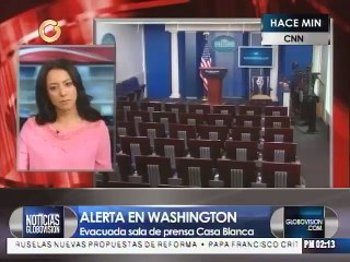 Evacúan sala de prensa de Casa Blanca durante reunión cotidiana