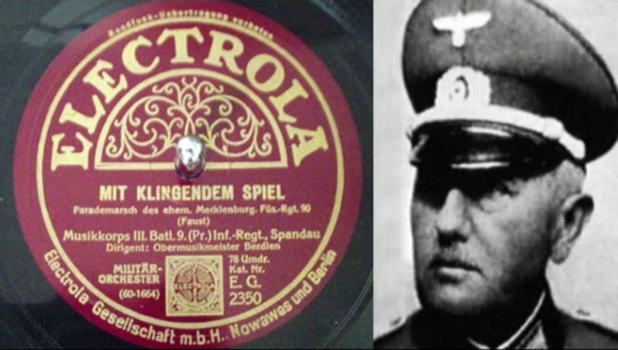 Mit klingendem Spiel Carl Faust Musikkorps III. Batl. 9 (Pr.) Inf.-Regt. Spandau  Adolf Berdien