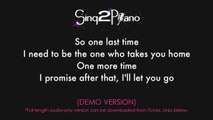 One Last Time (Lower Key - Piano Karaoke demo) Ariana Grande