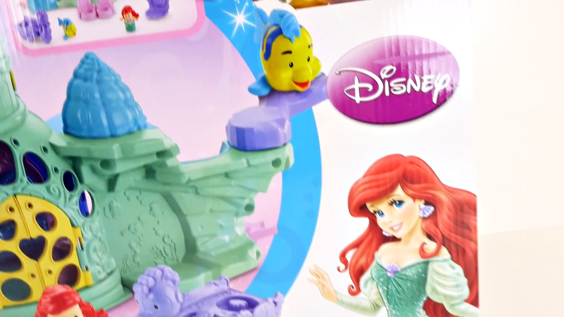 Little People Ariel's Castle Disney Princess Seahorse Mermaid Peppa Pig Frozen Elsa Hello Kitty