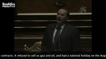 Berlusconi su Gheddafi - parole SHOCK [English subtitles]