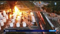 Ukraine : un spectaculaire incendie ravage un dépôt pétrolier