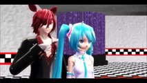 Foxy Flirting with Miku (MMD x Fnaf x Vocaloid)