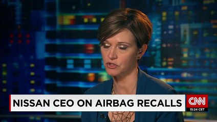 Braking News Channel - Nissan CEO reacts to Takata airbag recalls