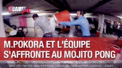 M.Pokora et l'équipe s'affrontent au Mojito Pong géant - C'Cauet sur NRJ