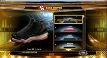 NBA 2K13 Shoe Creator Air Jordan XI Black/Red (Bred)