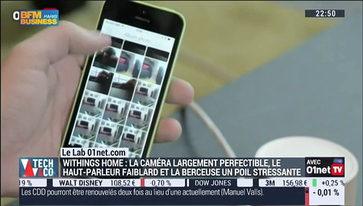 Le test de la caméra connectée Withings Home par le Lab 01net.com - 09/06